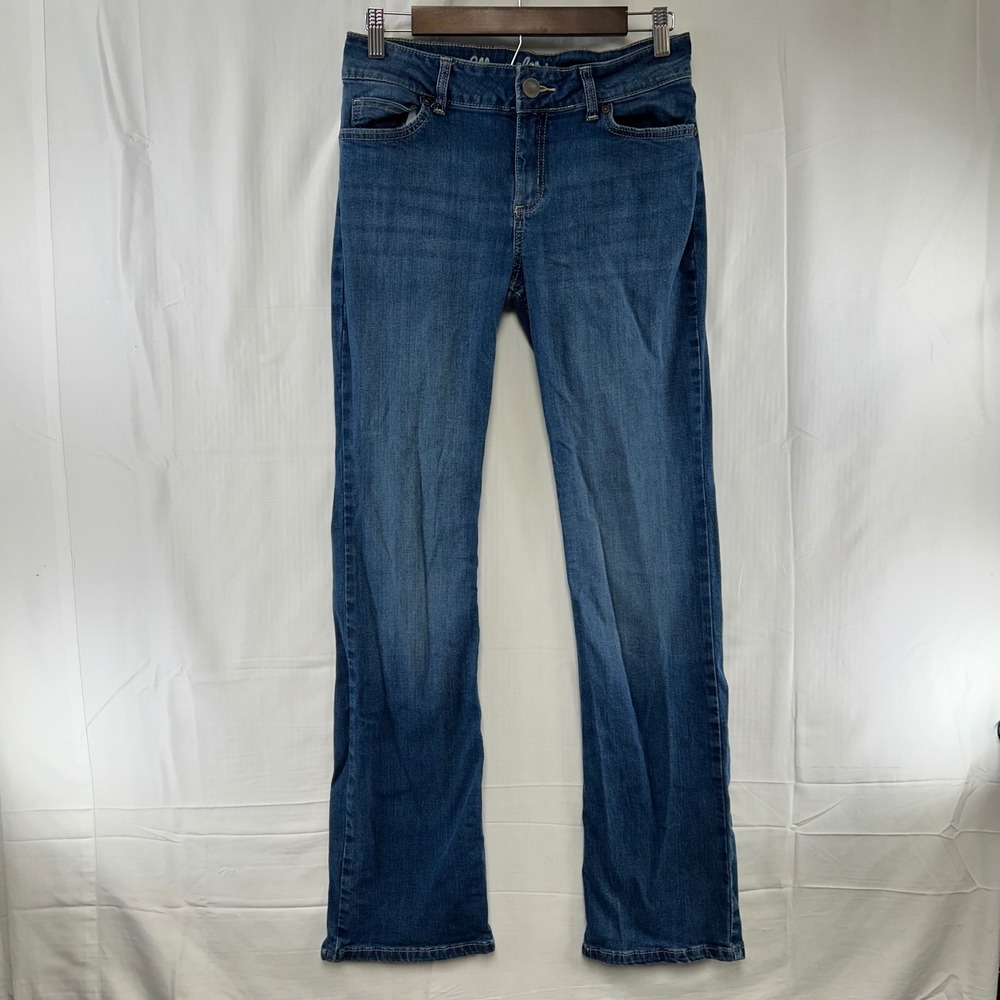 Wrangler Bootcut Jeans Womens 5x34 Blue Medium Wash Stretch Denim 1009MWZXN
